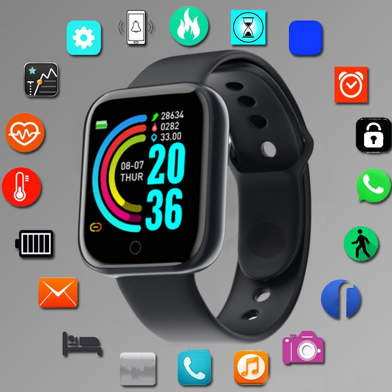 Silicone Band Replacement - Smart Watch voor heren Dames Sportmodus