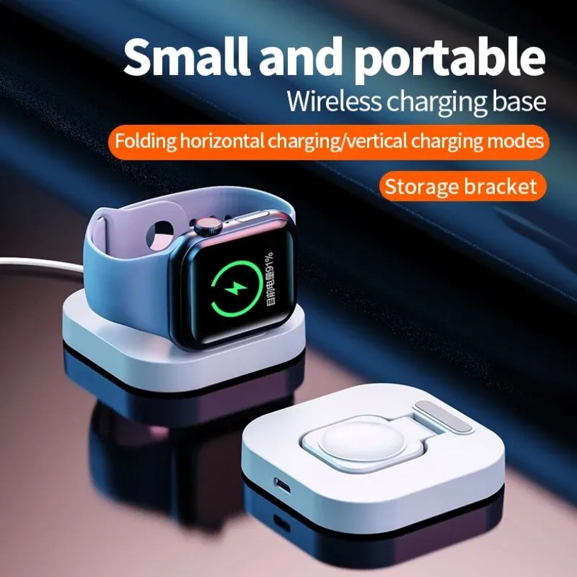 Wireless Charger Watch - Draagbare snellaadbasisbeugel Magnetisch draadloos horloge-oplaadstation Dock