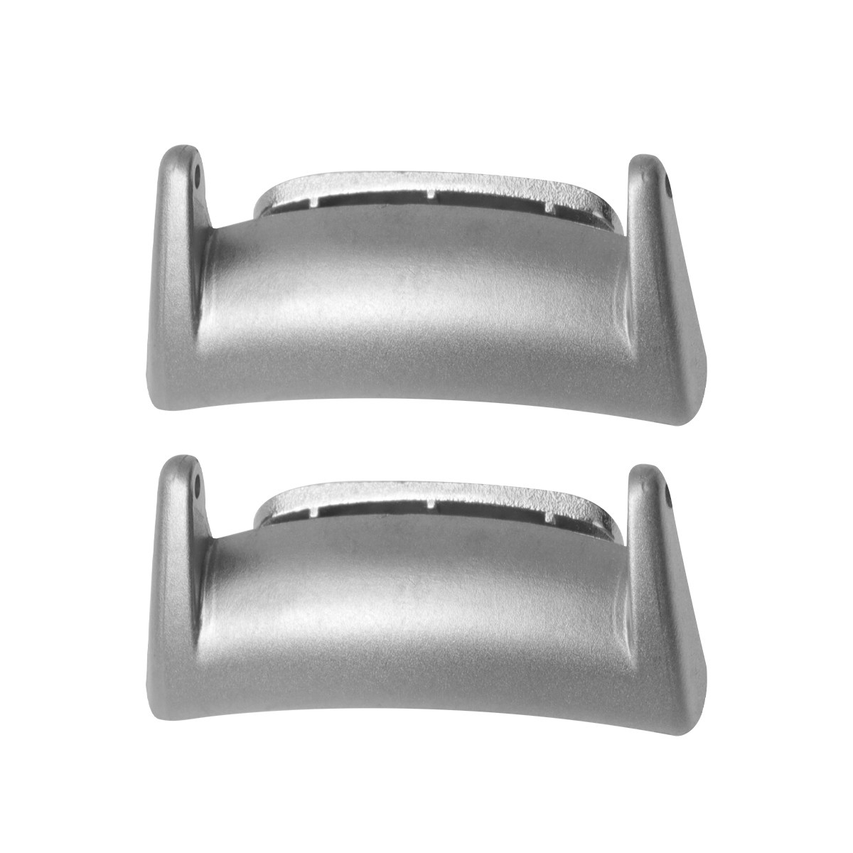 Silicone Band Replacement - 2 stuks strakke, roestvrijstalen horlogebandconnectoren voor