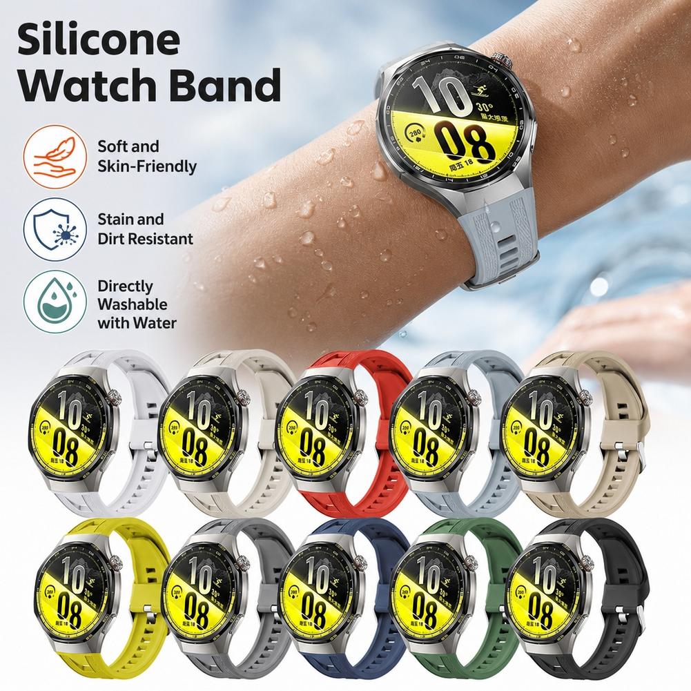 Siliconen horlogeband voor de  - Silicone Band Replacement recensie en prijs