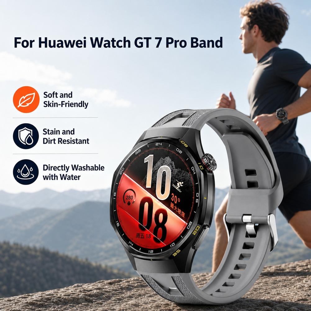 Siliconen horlogeband voor de  - Silicone Band Replacement recensie en prijs