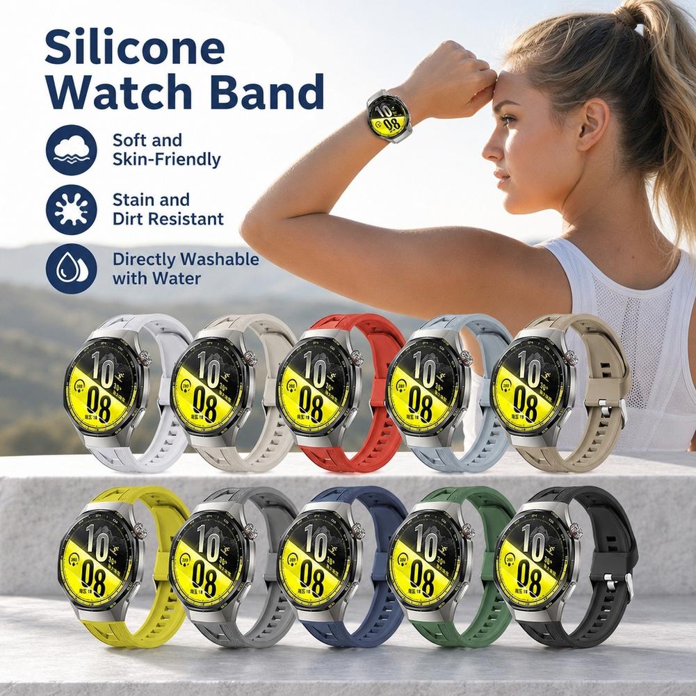 Siliconen horlogeband voor de  - Silicone Band Replacement recensie en prijs