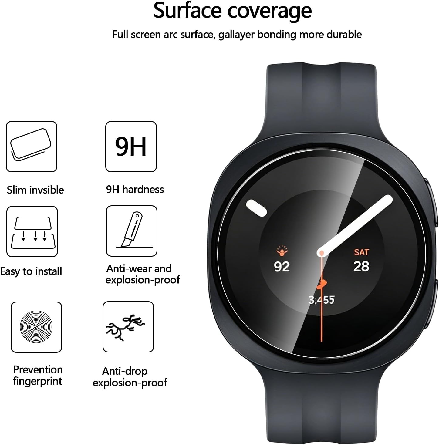 5 stuks HD-gehard glas voor de - Accessories For Galaxy Watch 5 recensie en prijs