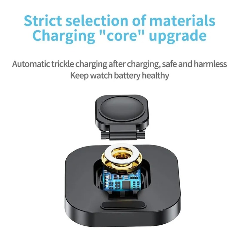 Draagbare snellaadbasisbeugel  - Wireless Charger Watch recensie en prijs