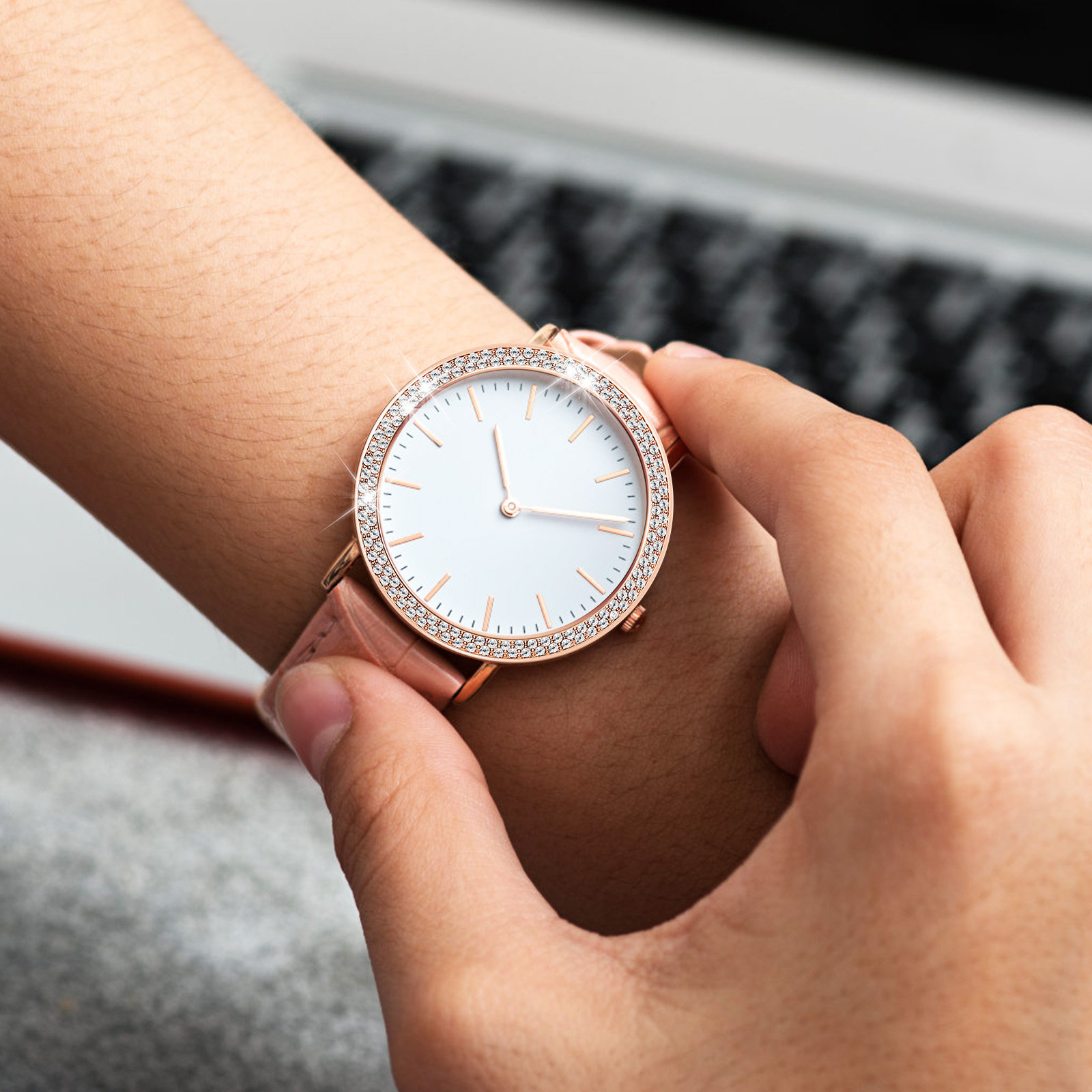 Strass horlogekast bezelhoes v - Watch Case Bumper recensie en prijs